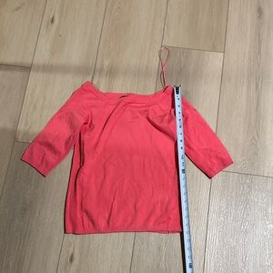 Coral Short Sleeve Sweater Top